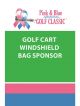 Golf Cart Windshield Bag Sponsor
