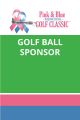 Golf ball sponsor